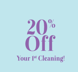 twenty percent discount off first  house cleaning